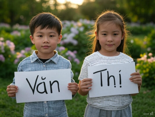 Việc đặt tên đệm "Văn" cho con trai và "Thị" cho con gái từng rất phổ biến trong xã hội Việt Nam.