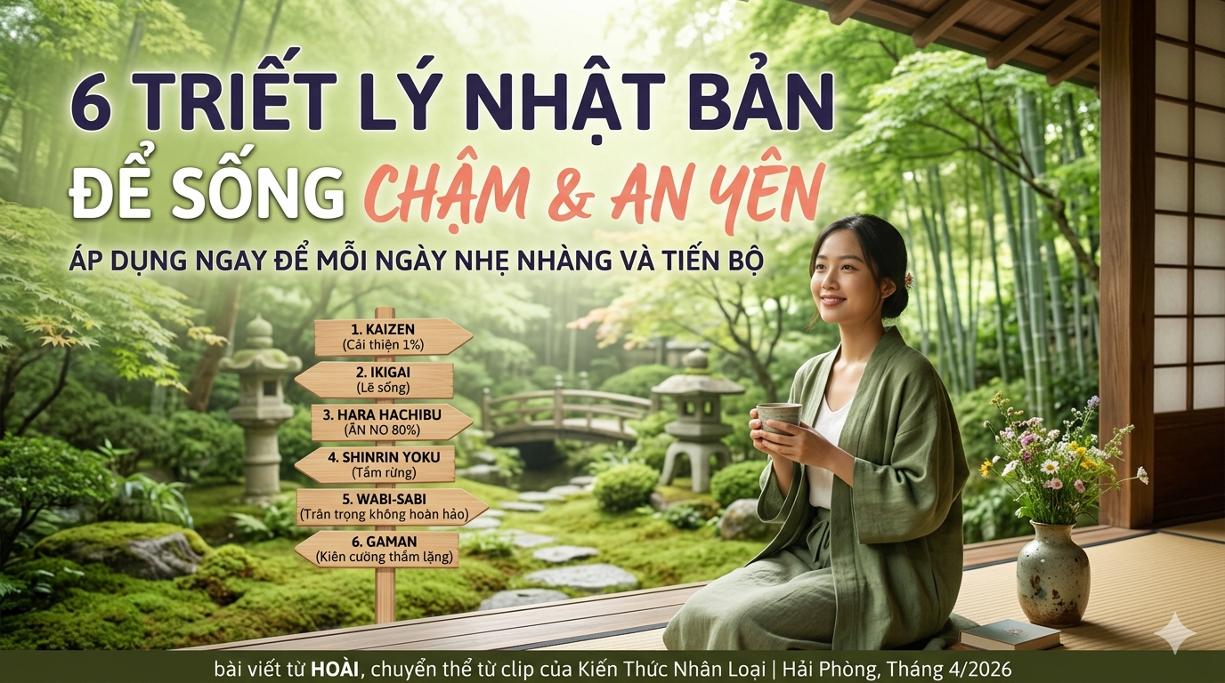 Tham khảo 12 thói quen của người Nhật – Những điều nhỏ giúp cuộc sống bình yên hơn - Bài 1
